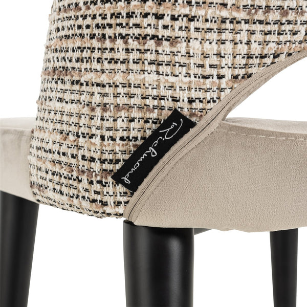 Dining chair Tabitha trendy nature fire retardant (Set of 2) - Canwell Interiors Limited - Richmond