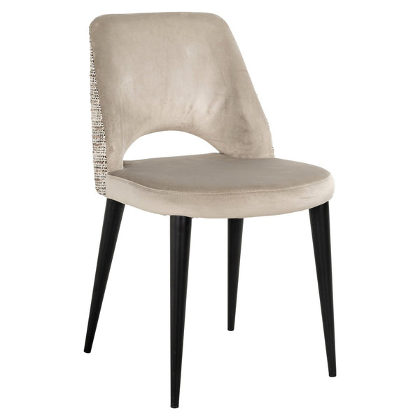 Dining chair Tabitha trendy nature fire retardant (Set of 2) - Canwell Interiors Limited - Richmond