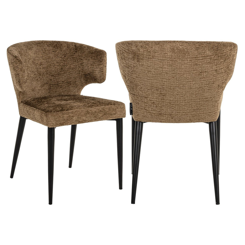 Dining chair Taylor brandy fusion fire retardant - Canwell Interiors Limited - Richmond