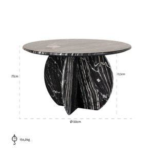 Dining Table Bancroft (black) - Canwell Interiors Limited - Richmond