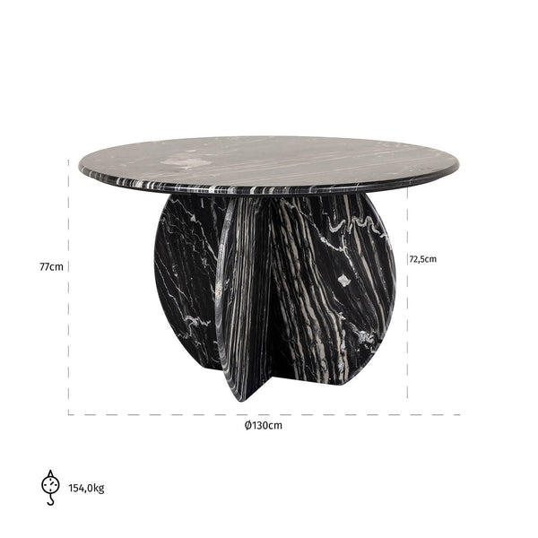 Dining Table Bancroft (black) - Canwell Interiors Limited - Richmond