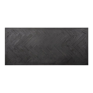 Dining Table Blackbone 230 (black Rustic) - Canwell Interiors Limited - Richmond