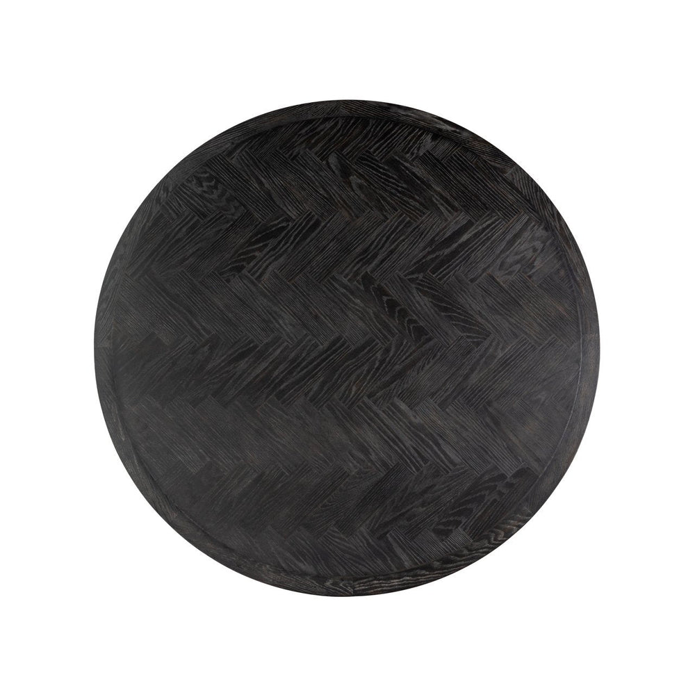 Dining table Blackbone Brass black rustic 140Ø - Canwell Interiors Limited - Richmond