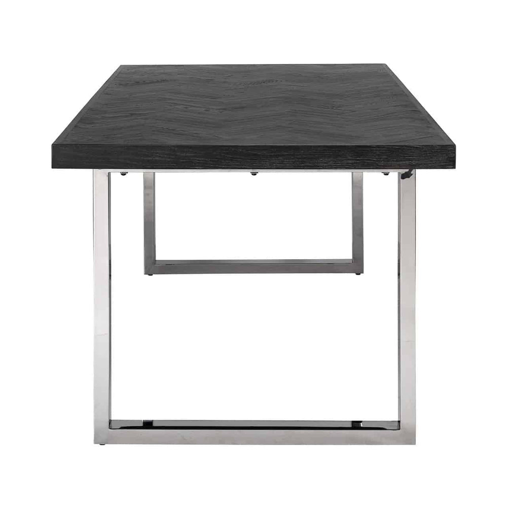 Dining Table Blackbone Silver 220 (black Rustic) - Canwell Interiors Limited - Richmond