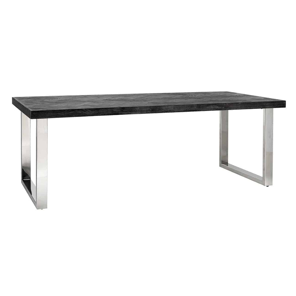 Dining Table Blackbone Silver 220 (black Rustic) - Canwell Interiors Limited - Richmond