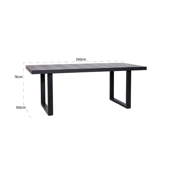 Dining table Blax black 200 - Canwell Interiors Limited - Richmond