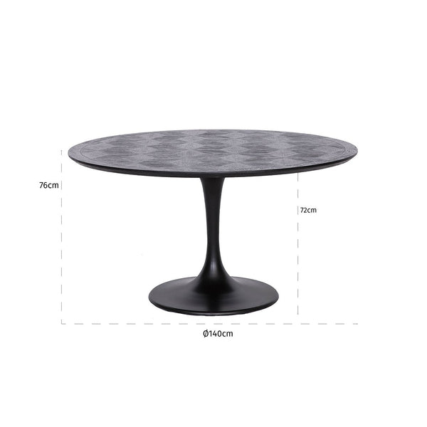 Dining Table Blax (black) - Canwell Interiors Limited - Richmond
