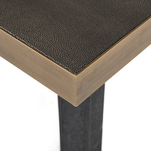 Dining table Bloomville brass shagreen incl. glass top 200 - Canwell Interiors Limited - Richmond