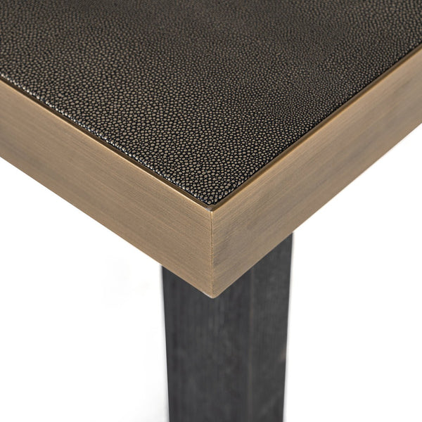 Dining table Bloomville brass shagreen incl. glass top 200 - Canwell Interiors Limited - Richmond