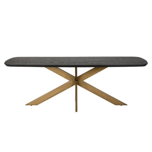 Dining table Cambon dark coffee danish oval 230 - Canwell Interiors Limited - Richmond