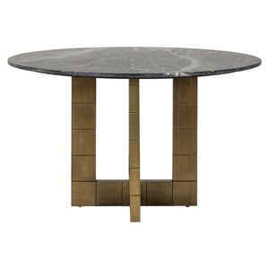 Dining Table Collada 130Ø (black/gold) - Canwell Interiors Limited - Richmond