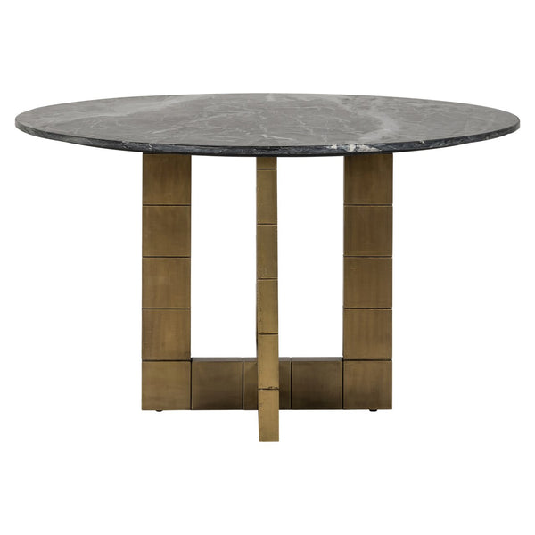 Dining Table Collada 130Ø (black/gold) - Canwell Interiors Limited - Richmond