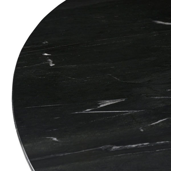 Dining Table Collada 130Ø (black/gold) - Canwell Interiors Limited - Richmond