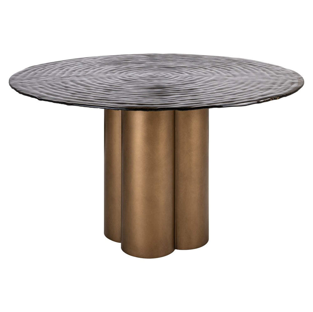 Dining table Glastonburry gold antique 135Ø - Canwell Interiors Limited - Richmond