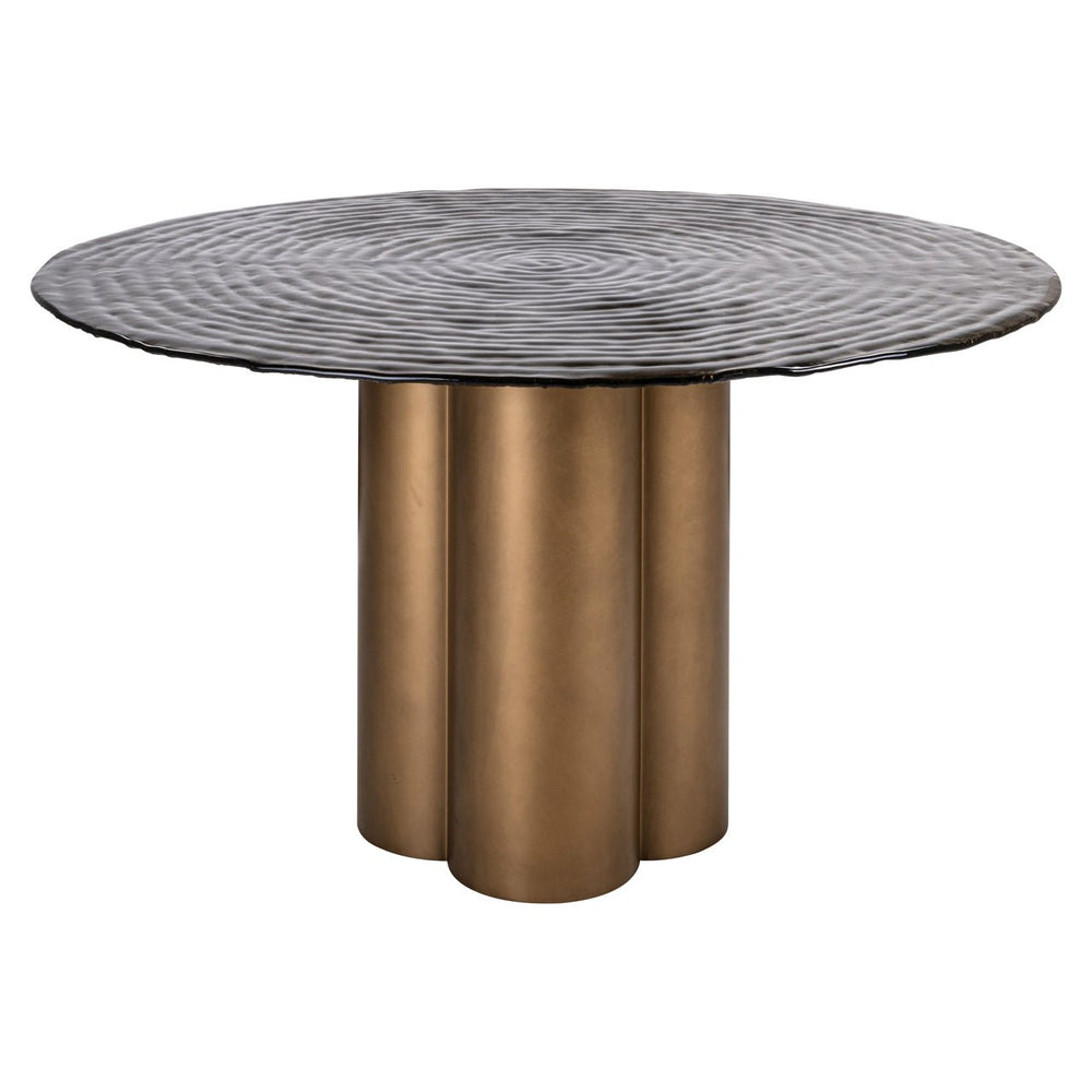 Dining table Glastonburry gold antique 135Ø - Canwell Interiors Limited - Richmond