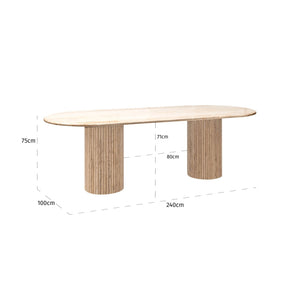 Dining table La Cantera beige 240 - Canwell Interiors Limited - Richmond