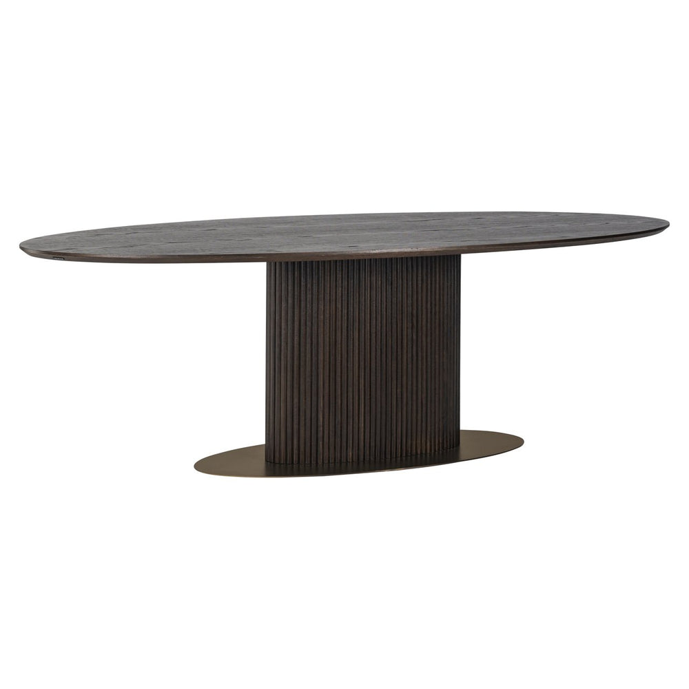 Dining table Luxor brown oval 235 - Canwell Interiors Limited - Richmond