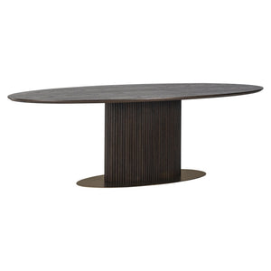 Dining table Luxor brown oval 300 - Canwell Interiors Limited - Richmond