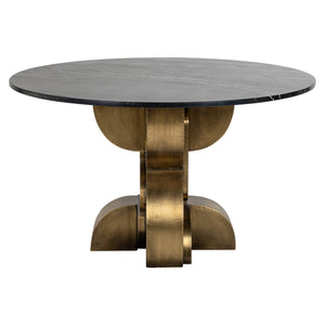 Dining table Maddox black/gold 130Ø - Canwell Interiors Limited - Richmond