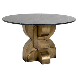 Dining table Maddox black/gold 130Ø - Canwell Interiors Limited - Richmond