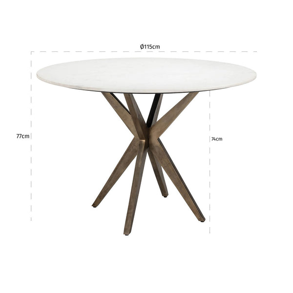 Dining Table Maisy (white) - Canwell Interiors Limited - Richmond