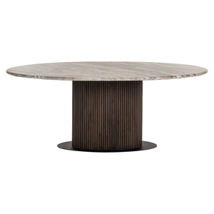 Dining table Rashford Blush beige oval 200 - Canwell Interiors Limited - Richmond
