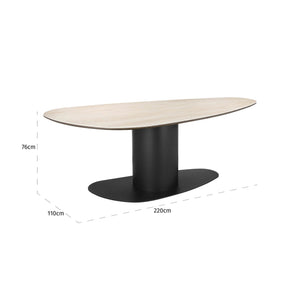 Dining table Ritz beige - Canwell Interiors Limited - Richmond