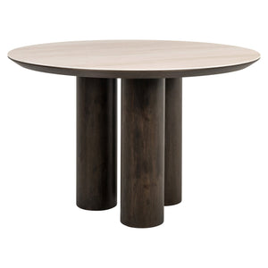 Dining table Ritz brown 120Ø - Canwell Interiors Limited - Richmond