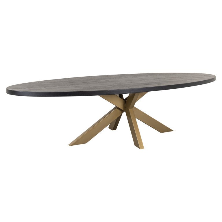 Dining Table Watson 300 Incl. Spider Leg Gold (black) - Canwell Interiors Limited - Richmond