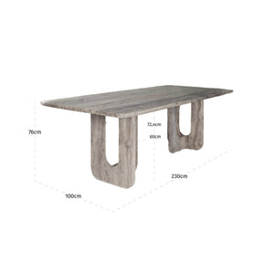 Dining Table Westin Grey 230 - XShowhome Limited - Richmond