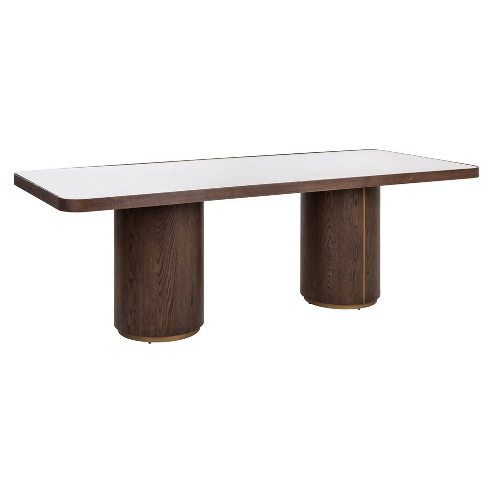 Dining table Willox brown 235 including glass - XShowhome Limited - Richmond