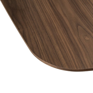 Dining table Windsor walnut 230 brass base - Canwell Interiors Limited - Richmond