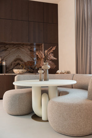 Dining Table Winslow White 135Ø - XShowhome Limited - Richmond