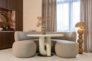 Dining Table Winslow White 135Ø - XShowhome Limited - Richmond