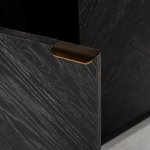 Display cabinet Blackbone Brass black rustic - Canwell Interiors Limited - Richmond