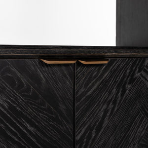 Display cabinet Blackbone Brass black rustic - Canwell Interiors Limited - Richmond