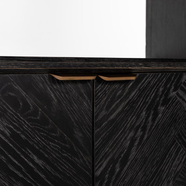 Display cabinet Blackbone Brass black rustic - Canwell Interiors Limited - Richmond