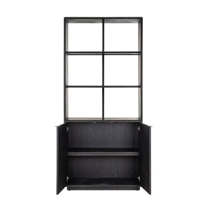 Display cabinet Blackbone Brass black rustic - Canwell Interiors Limited - Richmond