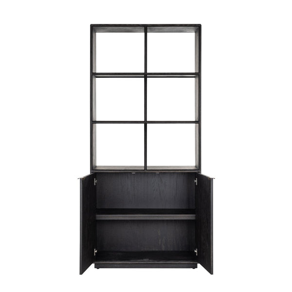Display cabinet Blackbone Brass black rustic - Canwell Interiors Limited - Richmond