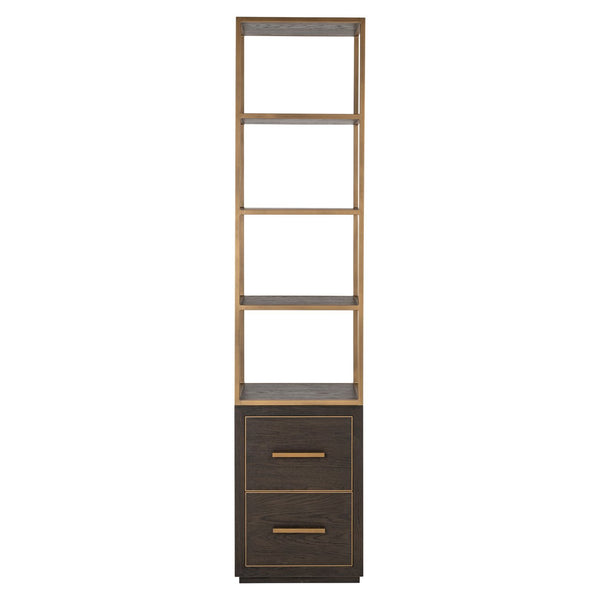 Display cabinet Carter brown small 2 - drawers - Canwell Interiors Limited - Richmond
