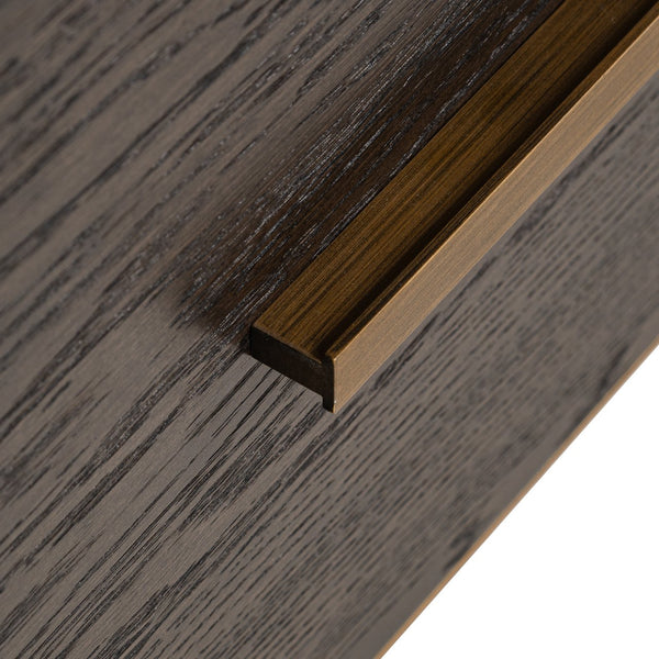 Display cabinet Carter brown small 2 - drawers - Canwell Interiors Limited - Richmond