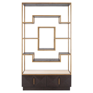 Display Cabinet Claremont (brown) - Canwell Interiors Limited - Richmond
