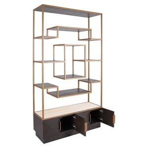 Display Cabinet Claremont (brown) - Canwell Interiors Limited - Richmond