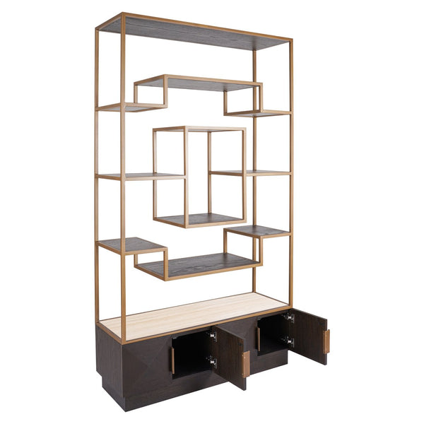 Display Cabinet Claremont (brown) - Canwell Interiors Limited - Richmond