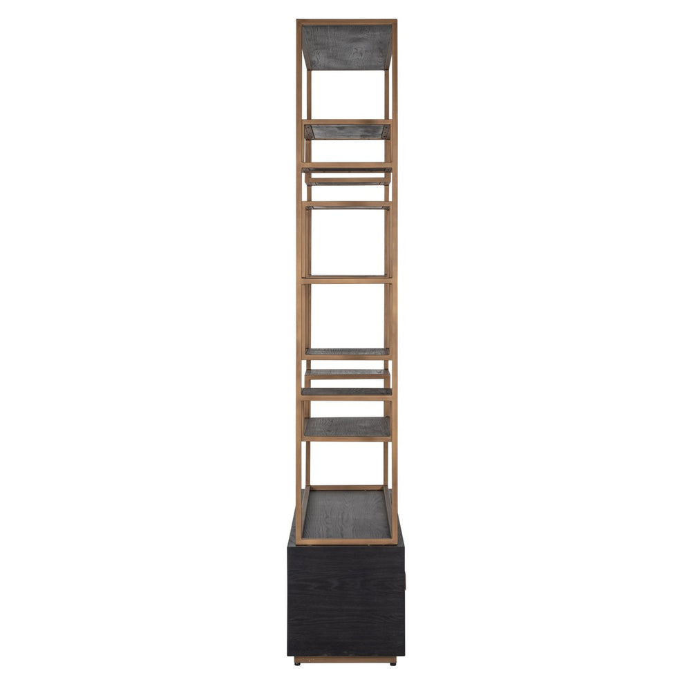 Display cabinet Hunter black rustic - Canwell Interiors Limited - Richmond