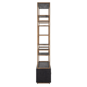 Display cabinet Hunter black rustic - Canwell Interiors Limited - Richmond