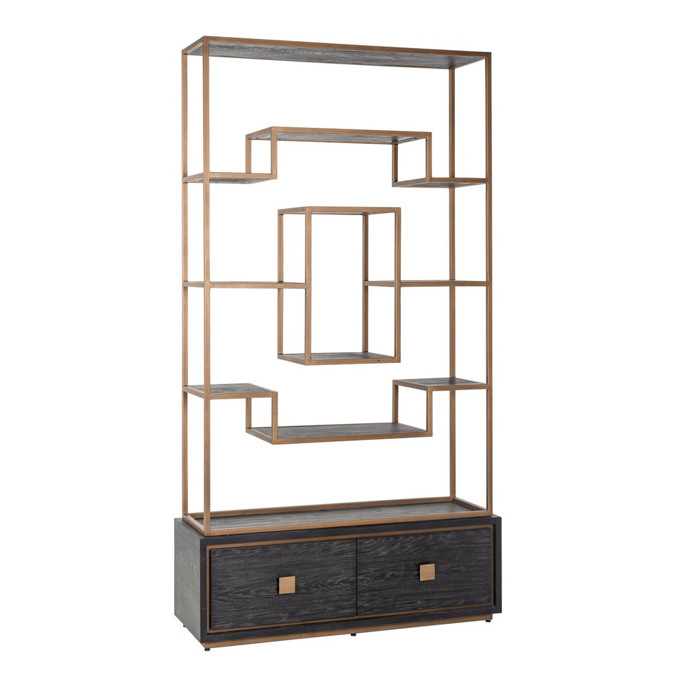 Display cabinet Hunter black rustic - Canwell Interiors Limited - Richmond