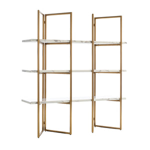 Display Cabinet Lagrand 3 - Shelf (gold) - Canwell Interiors Limited - Richmond