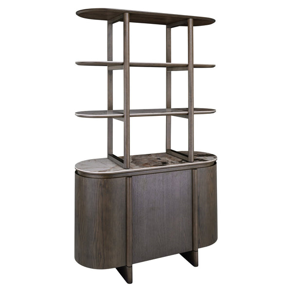 Display Cabinet Langford Brown - XShowhome Limited - Richmond
