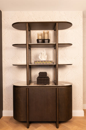 Display Cabinet Langford Brown - XShowhome Limited - Richmond